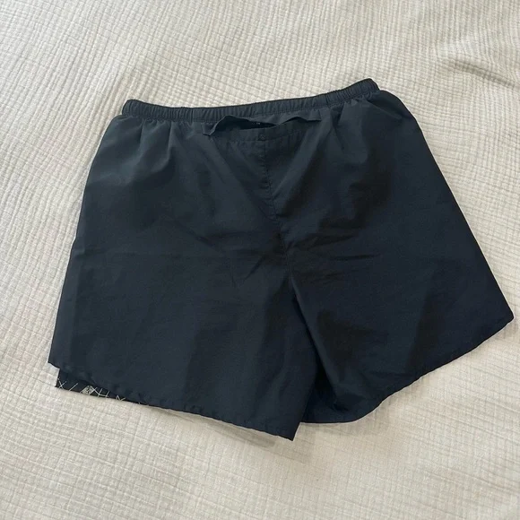 Nike Black Shorts with White Logo - Picture 5 of 5